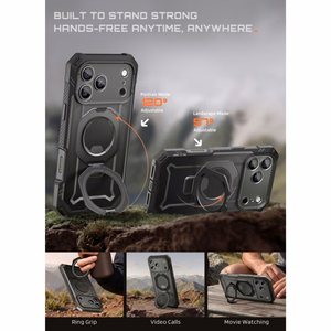 Supcase Grip Pro Mag MagSafe -suojakuori iPhone 18 Pro Max / 17 Pro Max – musta