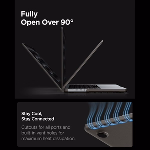 Spigen AirSkin Case for MacBook Pro 14" 2021 / 2023 / 2024 / 2025 / 2026 - Semi-Transparent