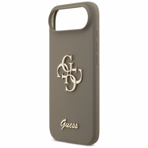 Guess silikoninen Big 4G Script -kuori iPhone Air ruskea