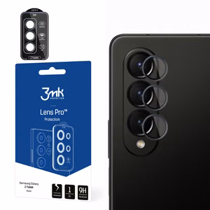 3mk Lens Protection Pro kameran suojus Samsung Galaxy Z Fold 4:lle - musta