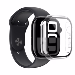 AmazingThing Radix Glass Suojakuori Apple Watch 46mm:lle - kirkas