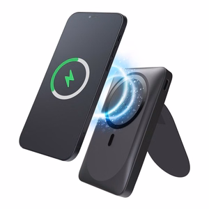 Varavirtalähde yhteensopiva MagSafen kanssa Forcell F-Energy MagStand F10K2 QC3.0 PD 5A 20W 10000 mAh musta