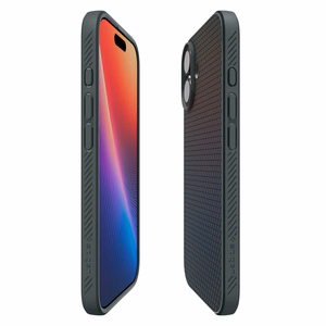 Spigen Liquid Air Suojakuori iPhone 17:lle Abyss Green