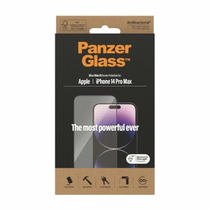 PanzerGlass Ultra-Wide Fit antibakteerinen karkaistu lasi iPhone 14 Pro Max