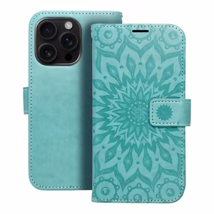MEZZO Book case for iPhone 16 Pro mandala green