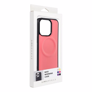 ROAR MAG MORNING suojakuori iPhone 15 Plus:lle kuuma vaaleanpunainen
