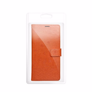 MEZZO Book Suojakuori SAMSUNG A37 kissat ruskea