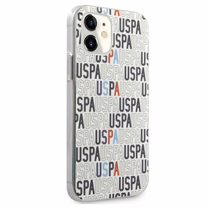 US Polo USHCP12SPCUSPA6 Logo Mania Collection suojakuori laitteelle iPhone 12 mini 5.4", valkoinen