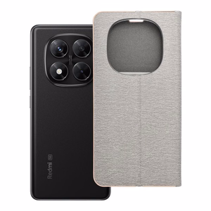 Läppäsuojakuori Xiaomi Redmi NOTE 14 PRO 5G / 14 PRO PLUS 5G:lle Luna Book Gold hopeinen