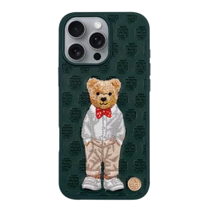 Zuck Bear Paris Gentleman iPhone 16 Bow Tie