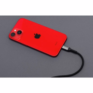 USB A - Lightning Forcell F-Energy 2,4A 12W Cafule kaapeli 0,25 m C257 musta