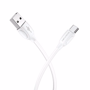 USB-kaapeli Borofone BX19 USB-A – USB-C 1,0 m valkoinen