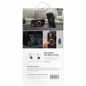 Uniq Keva Air Magclick Lataus GripFit Suojakuori iPhone 16 Pro:lle - Ruskea