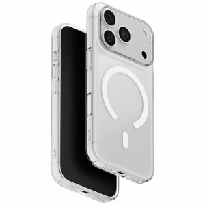 Uniq Hybrid Maglick Charging Airsuit-suojakuori iPhone 18 Pro / 17 Pro – läpinäkyvä