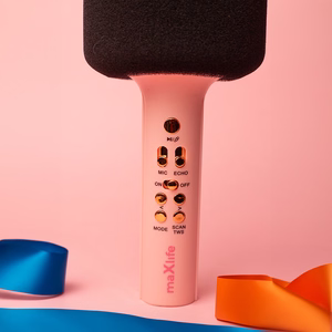 Maxlife Bluetooth-mikrofoni kaiuttimella MXBM-600 vaaleanpunainen