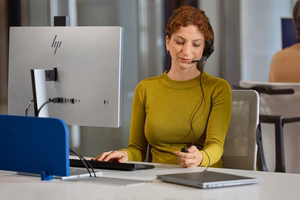 HP Poly Mission 415 USB langallinen kuulokemikrofoni