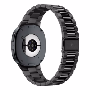 Spigen Modern Fit Band 316L -ranneke mallille Samsung Galaxy Watch 40/44/46 mm – musta