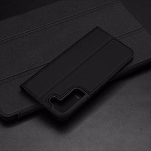 Dux Ducis Skin Pro Holster Cover Samsung Galaxy S22 + (S22 Plus) vaaleanpunainen