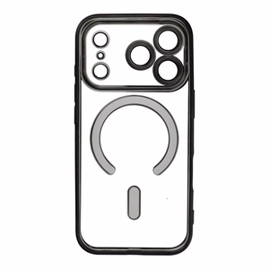 Electro Mag Cover-suojakuori mallille iPhone 17 Pro / 18 Pro, MagSafe-yhteensopiva – musta