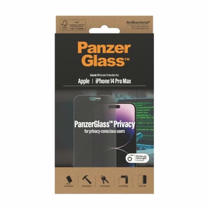 PanzerGlass Classic Fit antibakteerinen yksityisyyssuojalasi iPhone 14 Pro Max