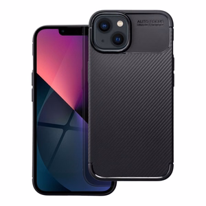 Carbon Premium -suojakuori iPhone 13, musta