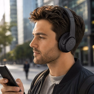 Esperanza Libero EH163K kuulokemikrofoni langaton pääpanta musiikki Mini-USB Bluetooth musta