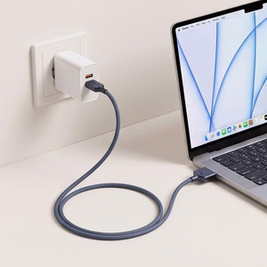 Tech-Protect MMC01 Ultraboost USB-C / MagSafe 3 140W 300cm kaapeli mallille MacBook, tummansininen