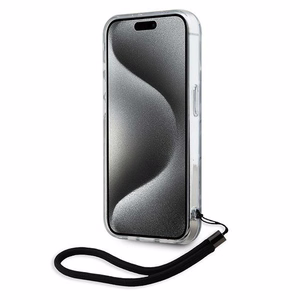 Karl Lagerfeld Zebra nyörillä Suojakuori iPhone 15 Pro Max:lle - Violetti