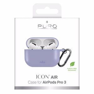 Puro Icon -suojakuori AirPods Pro 3:lle, violetti