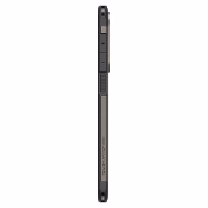 Spigen Tough Armor MagSafe Suojakuori Samsung Galaxy S25 Edge:lle - harmaa/musta