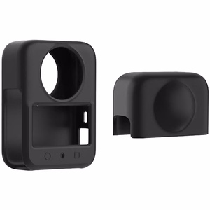 PULUZ silikoninen linssin suojakansi DJI Osmo 360:lle (musta)