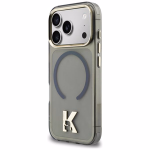 Karl Lagerfeld IML K Head Logo MagSafe Suojakuori iPhone 17 Pro:lle - Musta