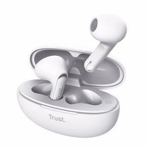 Trust Yavi Bluetooth TWS langattomat nappikuulokkeet ENC:llä, valkoiset