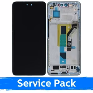 Xiaomi 13 Lite -mallin kanssa yhteensopiva LCD-näyttö kehyksellä / vaaleansininen / (huoltopaketti)