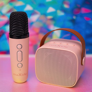 Maxlife Bluetooth-karaoke-kaiutin MXKS-100 vaaleanpunainen