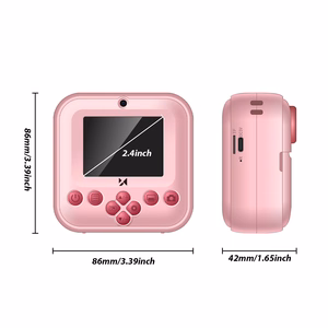 Wozinsky WDT-03 Thermal Printer Camera for Kids - Pink