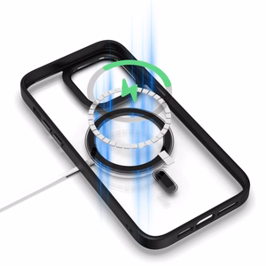 Tel Protect Magneettinen kirkas Suojakuori iPhone 11 Pro Max:lle kirsikanpunainen