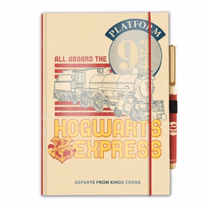 Harry Potter Platform 9 3/4 A5 -muistikirja kynällä