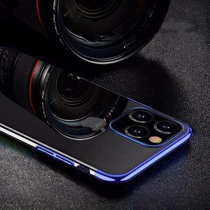 Kirkas väri tapauksessa geeli kansi tapauksessa metallinen kehys Xiaomi Redmi Note 11 Pro 5G / 11 Pro musta