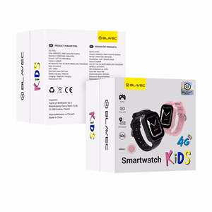 Blavec Smartwatch K-02 Kids Voice Call / GPS / 4G / SOS (SWK02-P) vaaleanpunainen