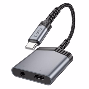 Sovitin Hoco (LS39) USB-C - (USB-C; 3,5mm) musta