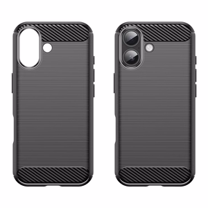 Carbon Suojakuori iPhone 17:lle - Musta