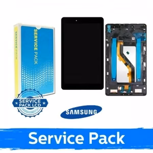 LCD-näyttö yhteensopiva Samsung T290 Tab A 8.0 musta kehyksellä (Service Pack)