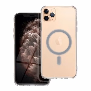 Suojakuori iPhone 11 PRO MAX:lle Clear Mag Cover (STR) MagSafe-yhteensopiva läpinäkyvä