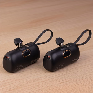 Forever mini Varavirtalahde MTB-100 22,5W 5000 mAh Lightning musta