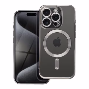 Case for Samsung A57 Electro Mag Cover compatible with MagSafe titanium