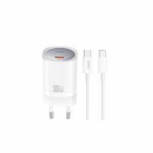 XO seinälaturi CE20 PD 30W 1x USB-C valkoinen