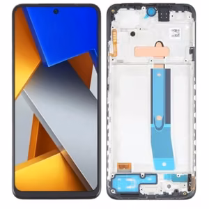 LCD Display Compatible With Xiaomi Redmi Note 11 (4G / 6.43'') Black with Frame HQ