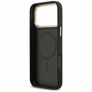 GUESS suojakuori IPHONE 17 Pro Max:lle MagSafe-yhteensopiva GUHMP17XP4MSEGCK (PU 4G W/ Classic) musta