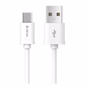 USB-kaapeli Devia Smart Type-C 2,0 m valkoinen